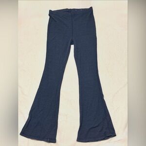 Womens Blue Flared Bottoms